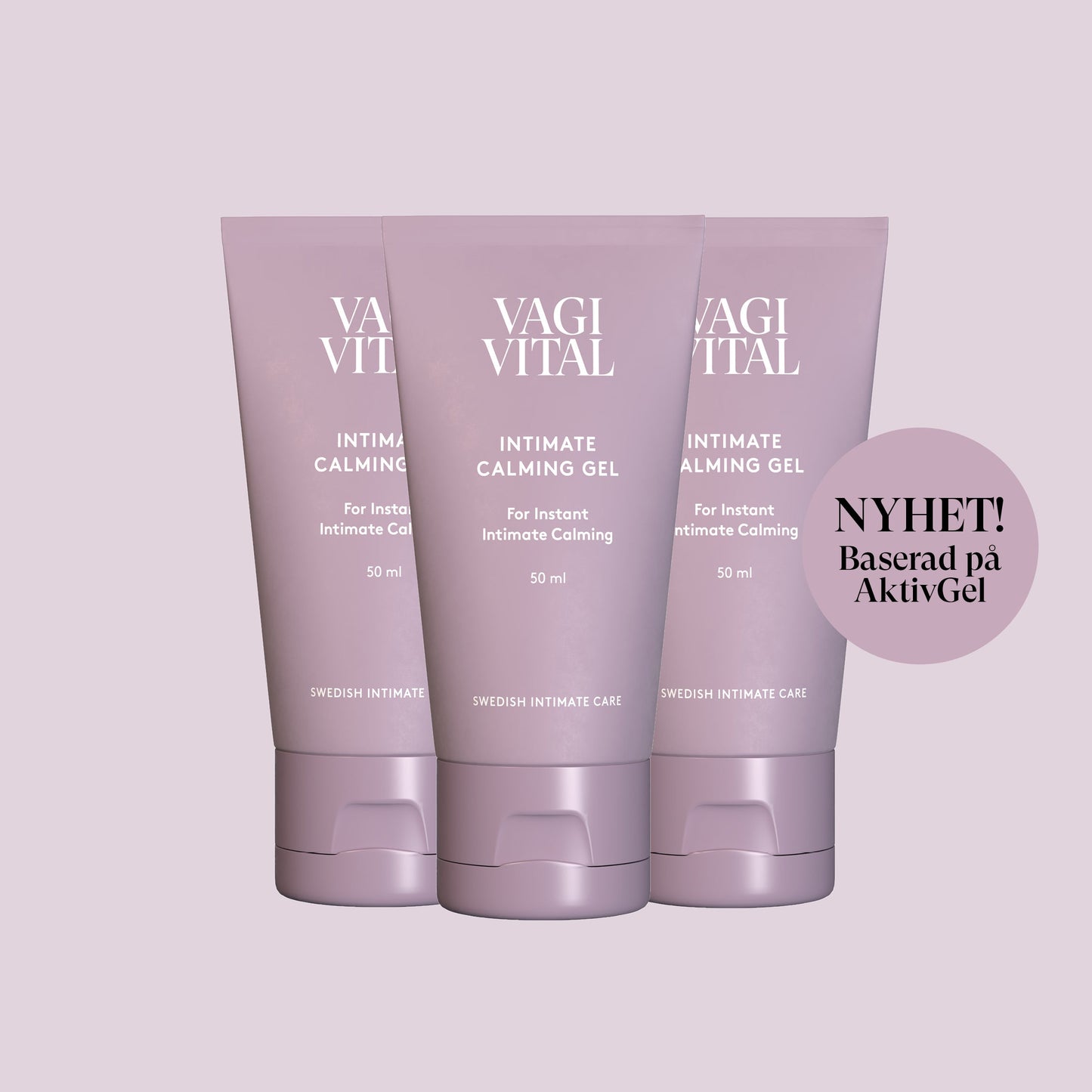 3 - pack Intimate Calming Gel - VagiVital Sweden