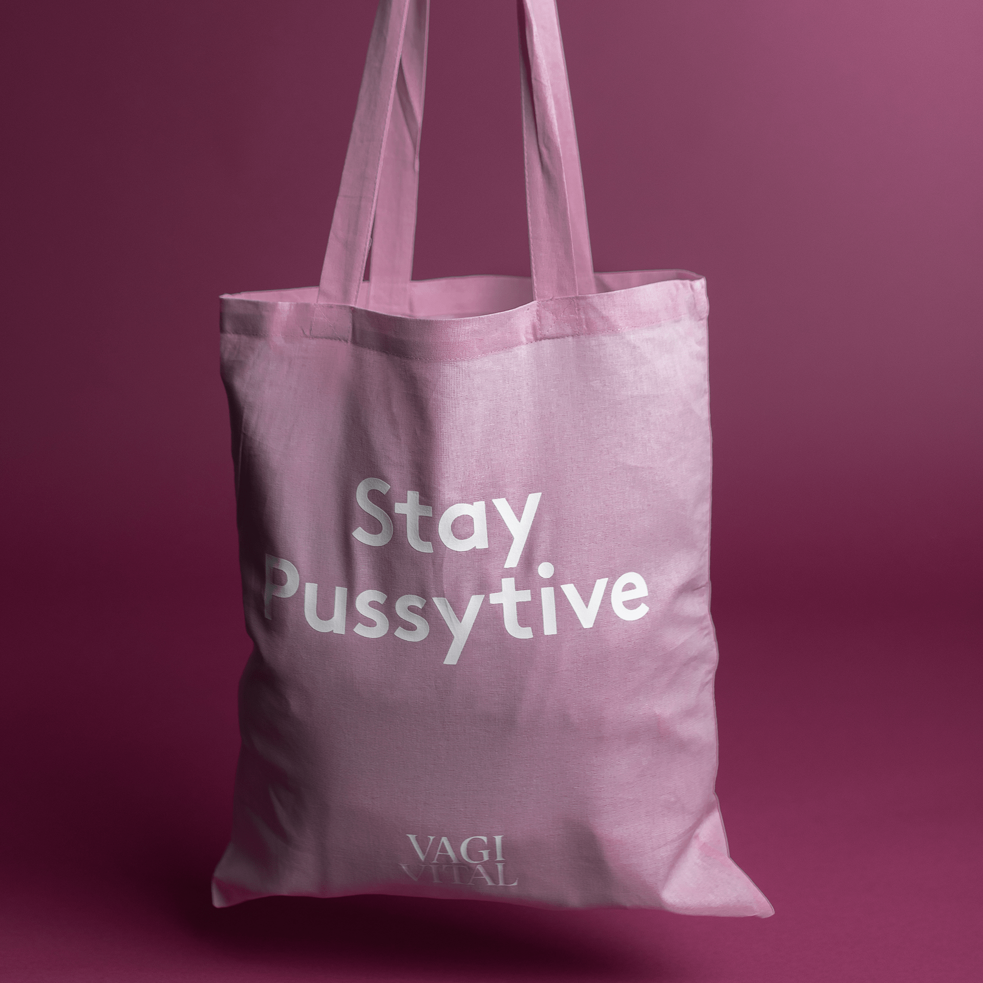 Stay Pussytive totebag 🌸 - VagiVital Sweden