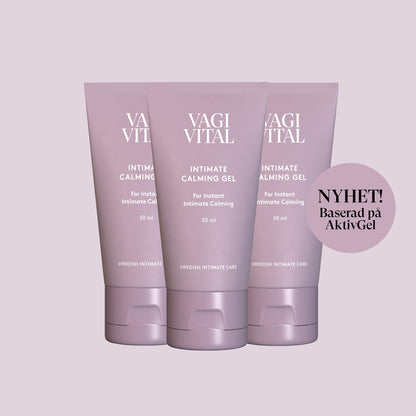3 - pack Intimate Calming Gel - VagiVital Sweden