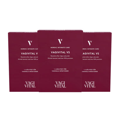 3 - Pack VS självtest - VagiVital Sweden